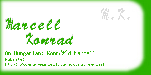 marcell konrad business card